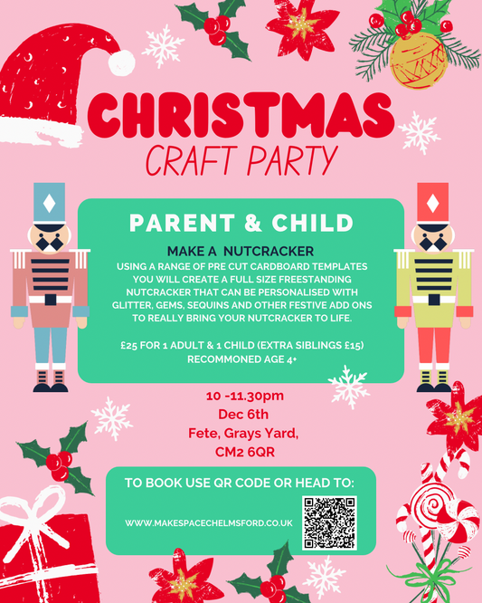 Christmas Mini Maker ‘Nutcracker’ Parent & Child class