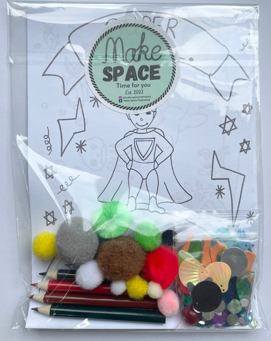 Action colouring kit